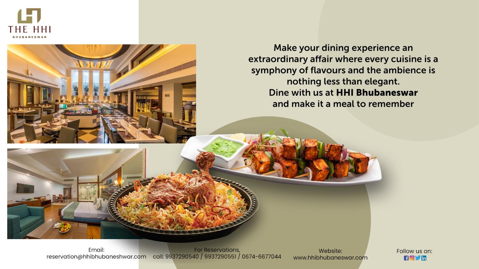 Specialty about the Fine Dining Restaurant in Bhubaneswar